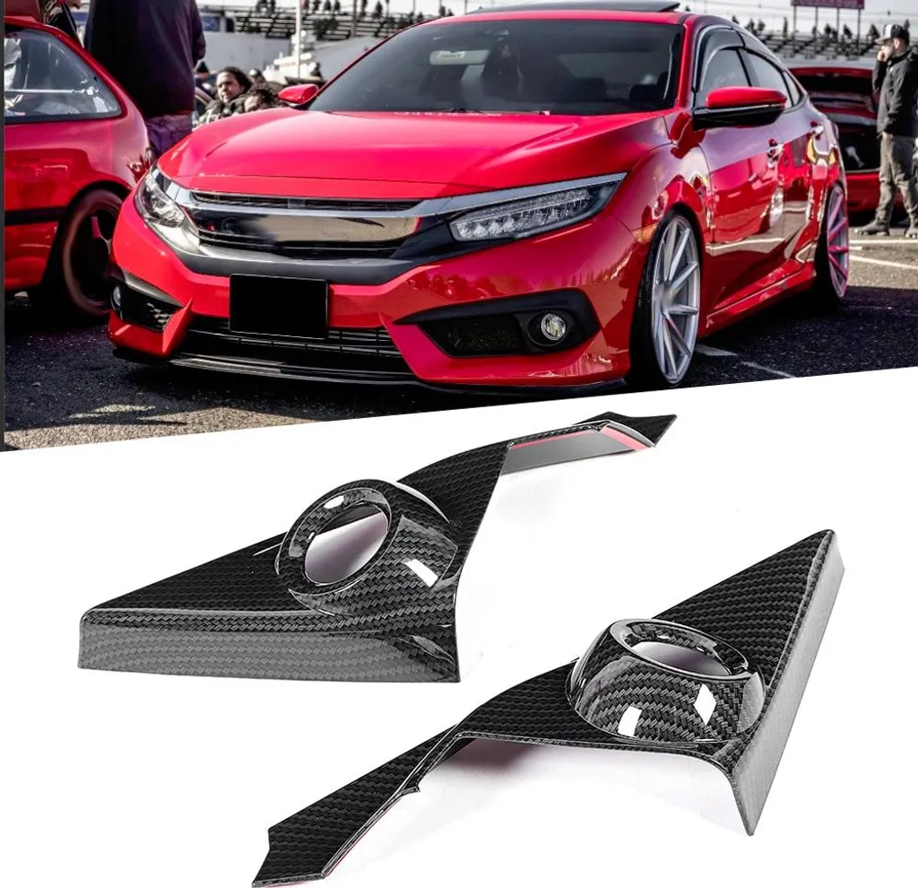 Rénover l'Intérieur Honda Civic avec Garnitures Carbone Haut-Parleurs
