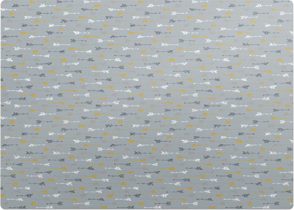 Pfeile In Reihen – Bodenschutzmatte – Rutschfest – Schutzmatte für Büro – Vinylmatte – Stuhlunterlage – 140 x 100 cm