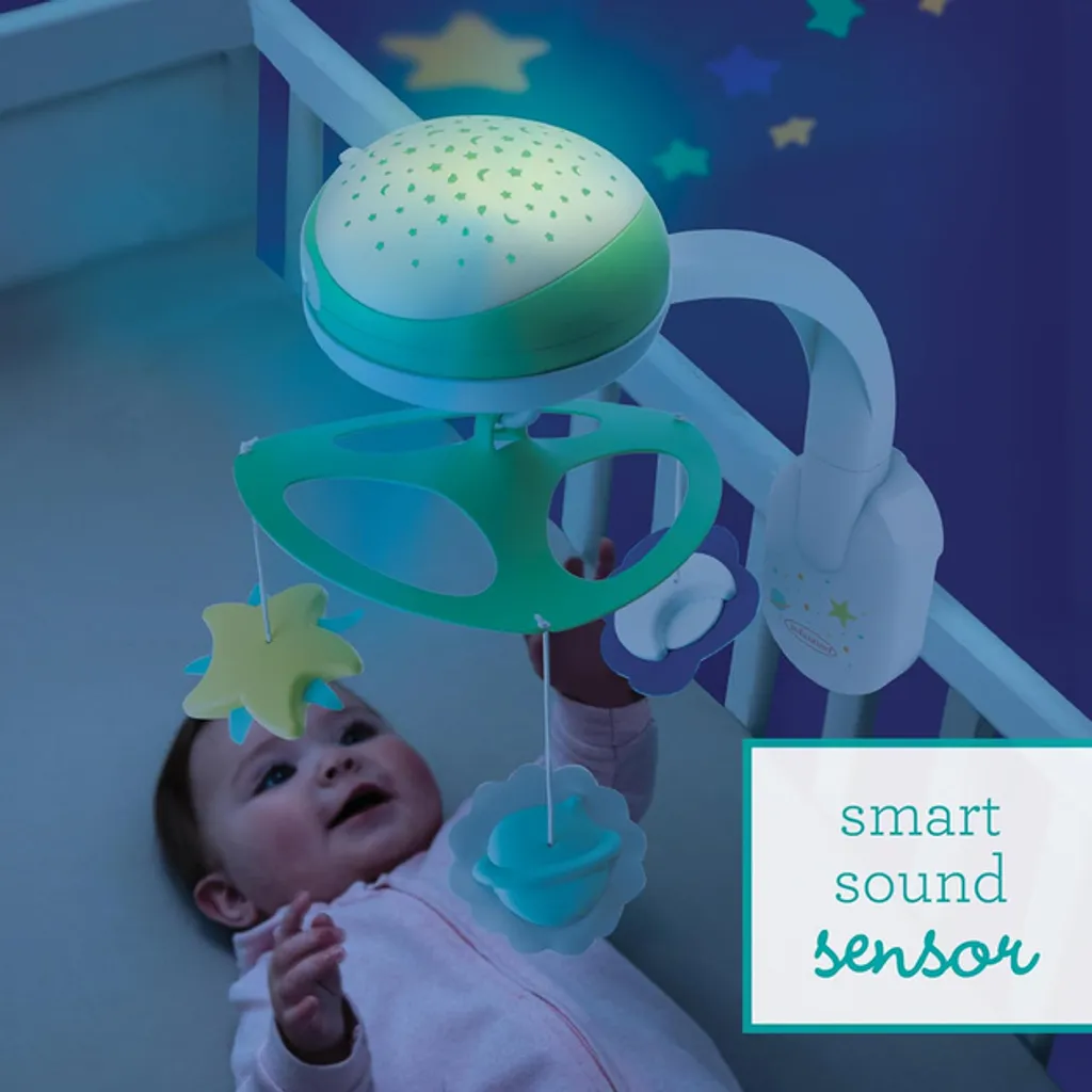 Veilleuse Projecteur 3-en-1 Infantino Vert pour Sommeil de Bébé - 9