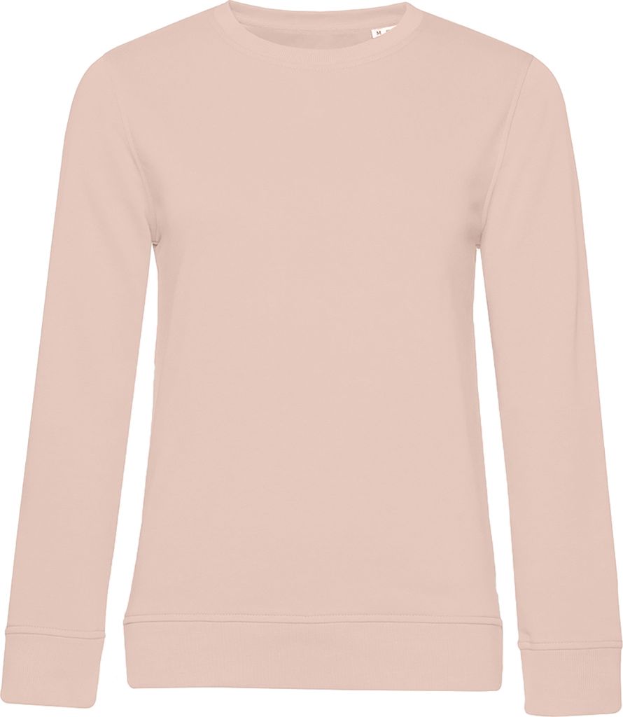 B&C Damen Sweatshirt, aus Baumwolle BC4721 (XL) (Altrosa)