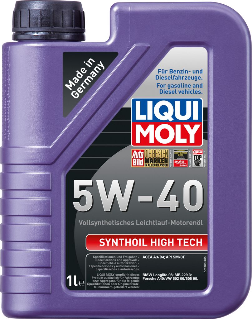 Liqui Moly Synthoil High Tech 5W-40 1 Liter Produktbild 