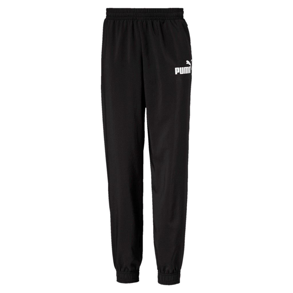 PUMA Jungen ESS Logo Woven Pants cl B Jogginghose Sporthose , Größe:128