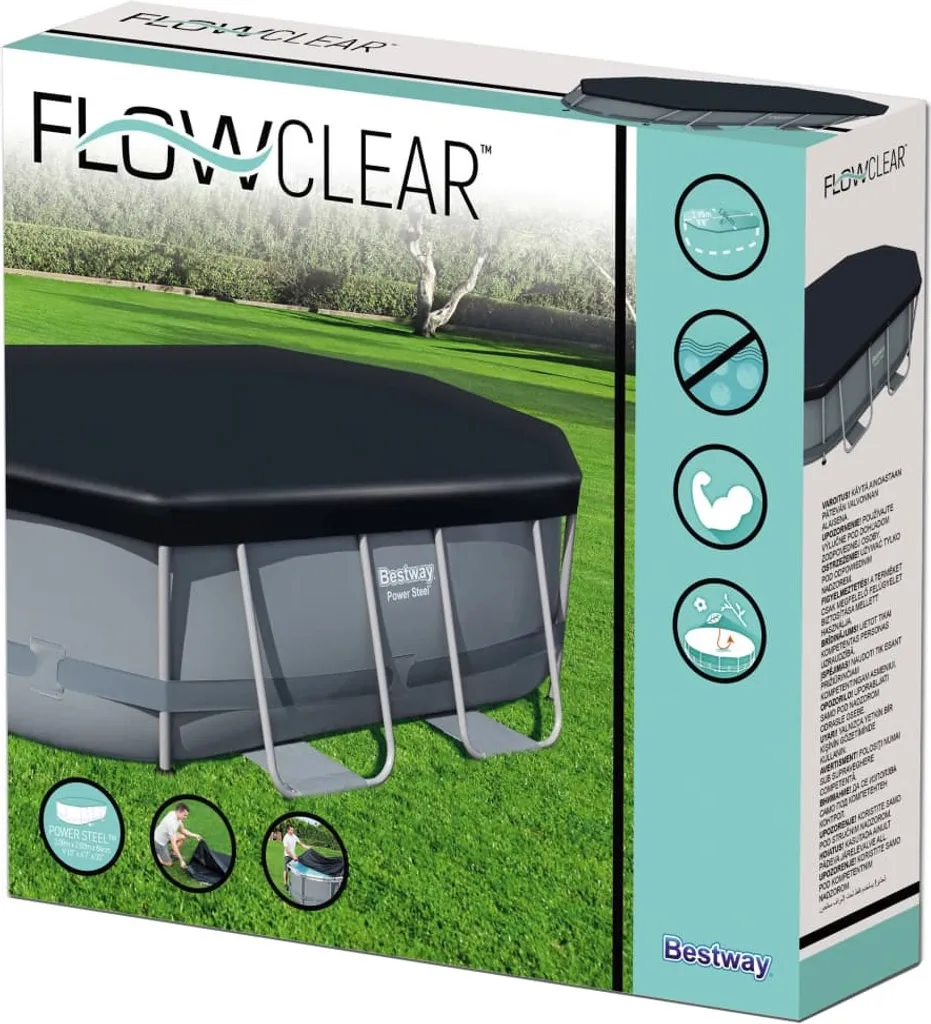 Telo Copripiscina Bestway 58424 300x200 cm - Protezione UV e PVC - 5