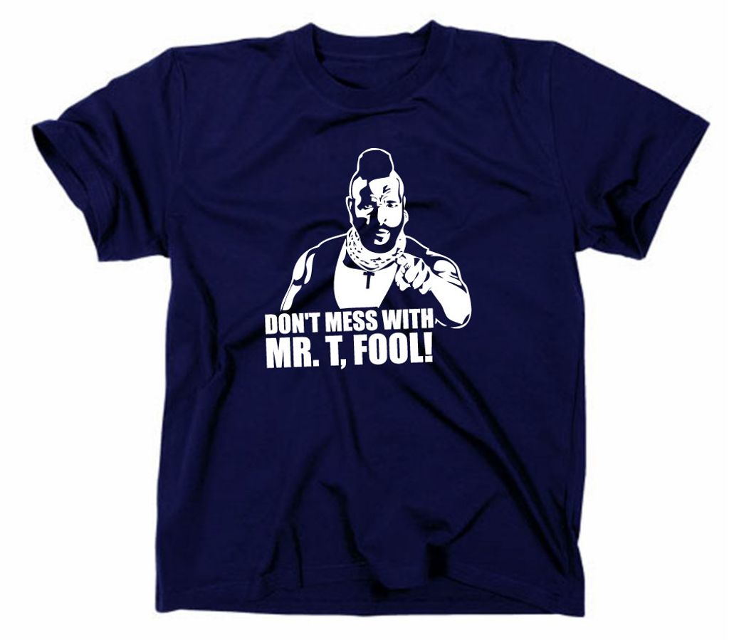 Styletex23 T-Shirt #2 Mr. T Clubber Lang BA Baracus, A-Team, navy, L