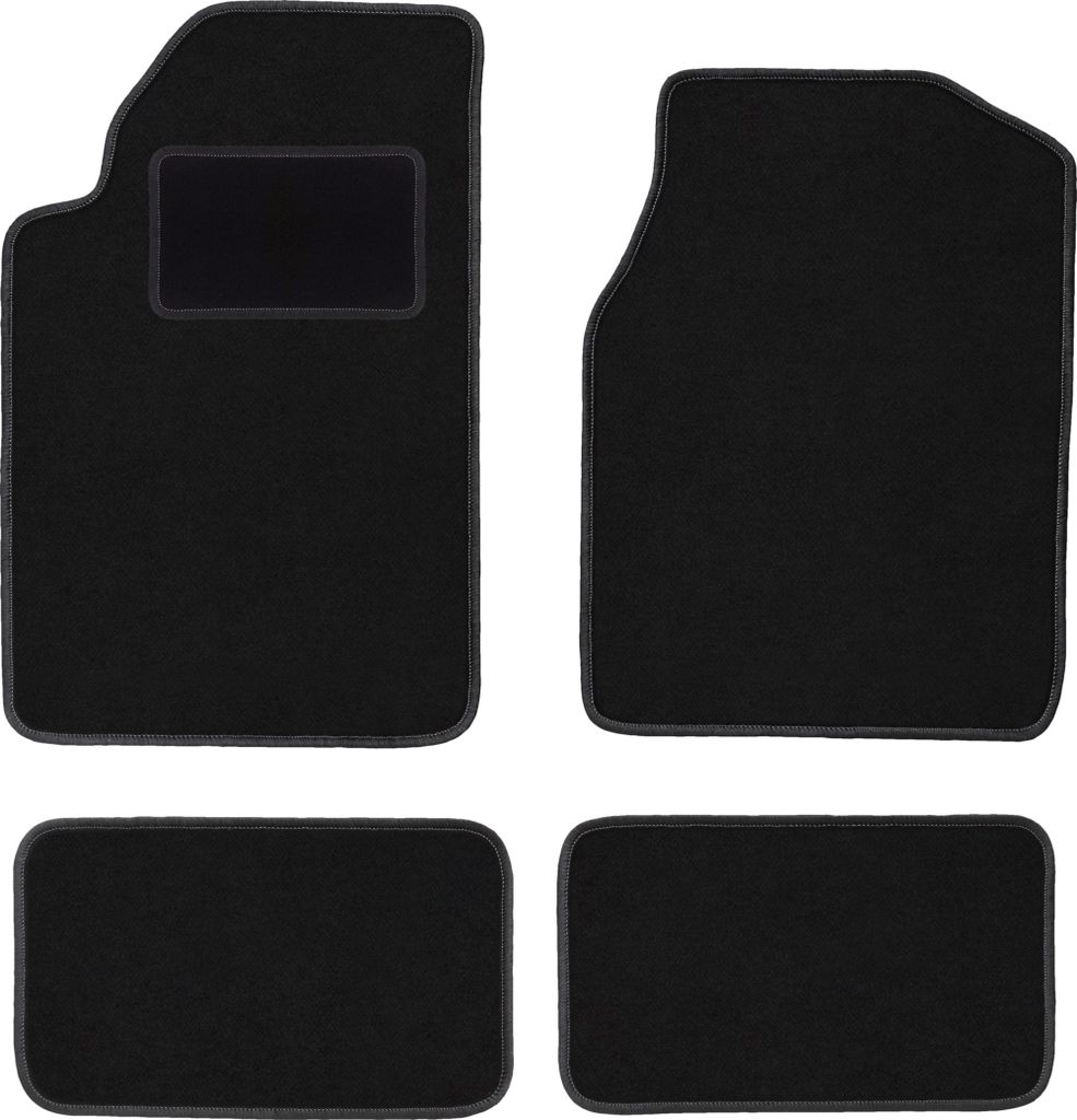 Schwarze Velours-Fußmatten für: Chrysler 300M Limousine (1998-2004)