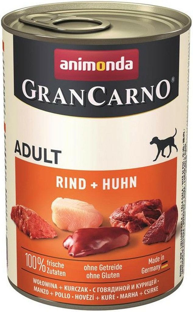 Animonda GranCarno Adult wołowina i kurczak mokra karma dla Immagine del prodotto 