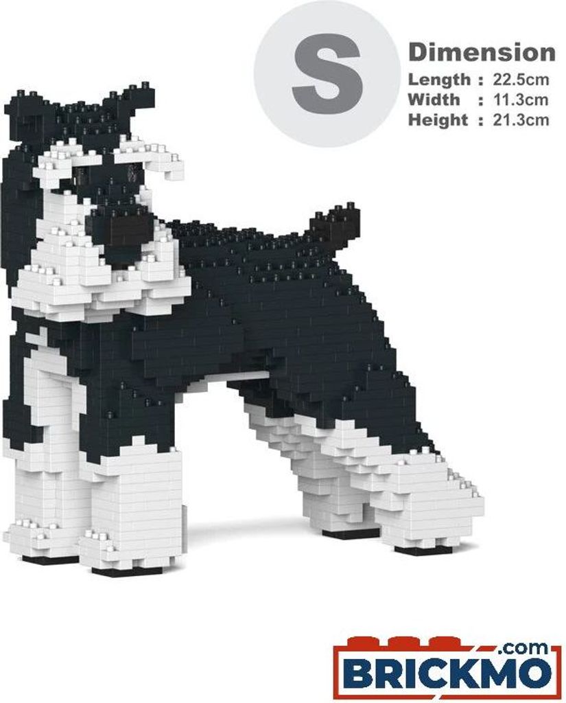 JEKCA Bricks Standard Schnauzer 02-M02 ST19SS02-M02