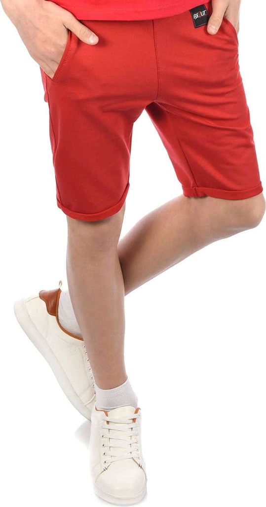 BEZLIT Kinder Jungen Stoff Shorts Rot 164