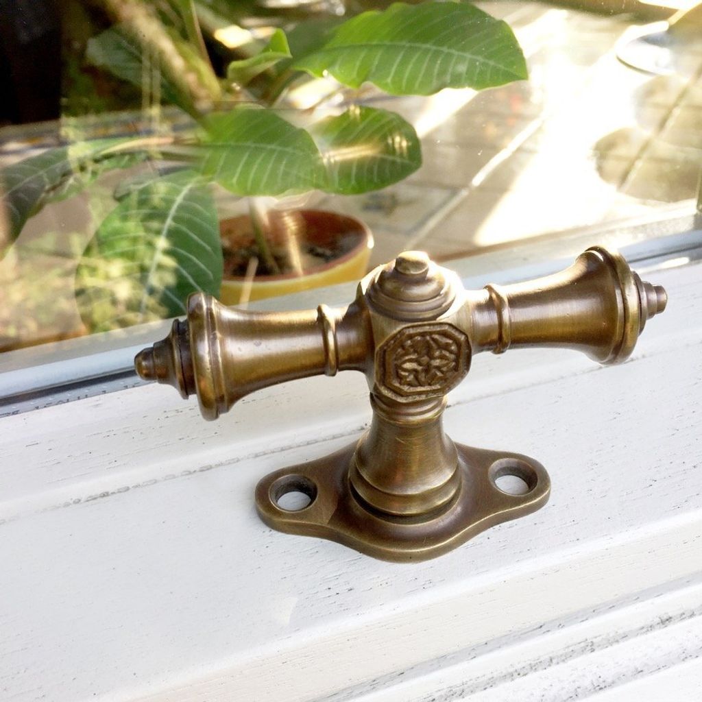 Fenstergriff Gründerzeit Oliven - Fenster Griffe Antik Produktbild 