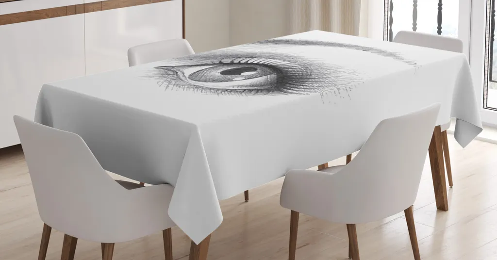 Tovaglia Antimacchia 140x240 ABAKUHAUS Grigio Lavabile Moderna