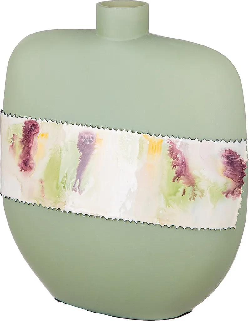Vase centre de table vert Gilde Imperial pour compositions florales