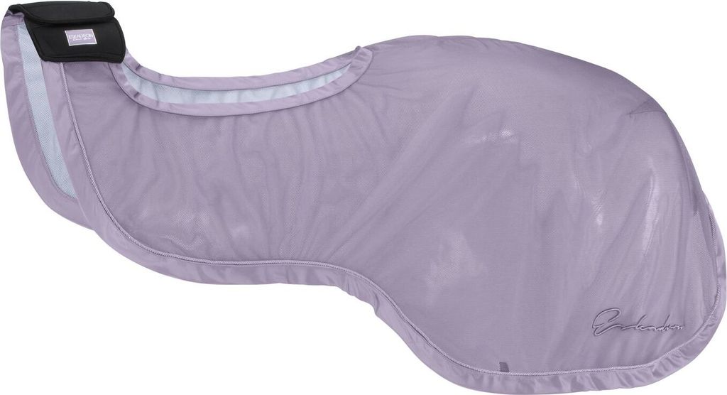 Eskadron Fliegenausreitdecke " EXERCISE COOLER ", engmaschig mit Widerristpolster Größe - 135cm Farbe - silk purple