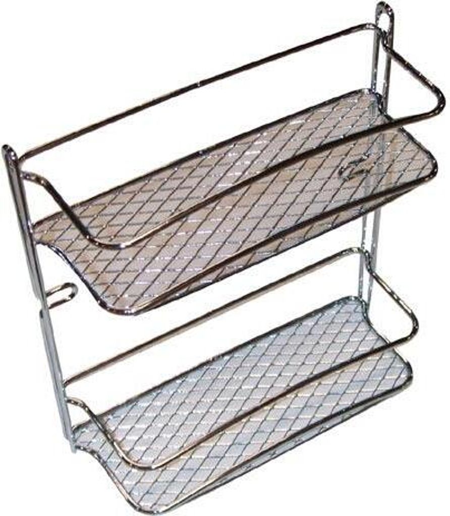 badezimmerregal STAR 2 Etagen 23x10x26cm Cr 2972