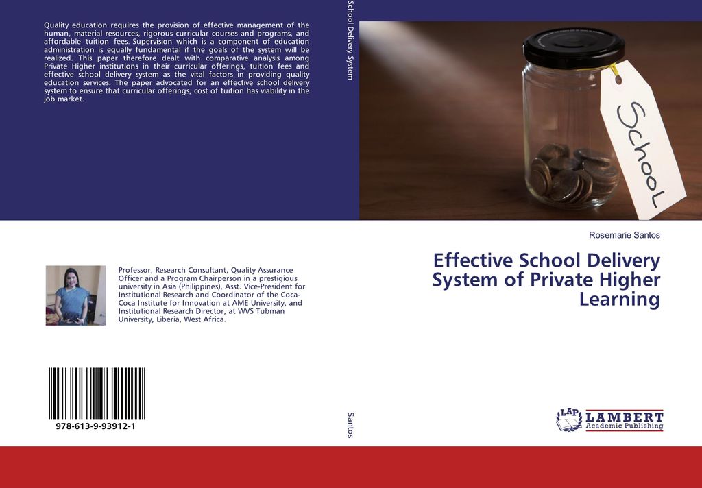 Effective School Delivery System of Private Higher Learning