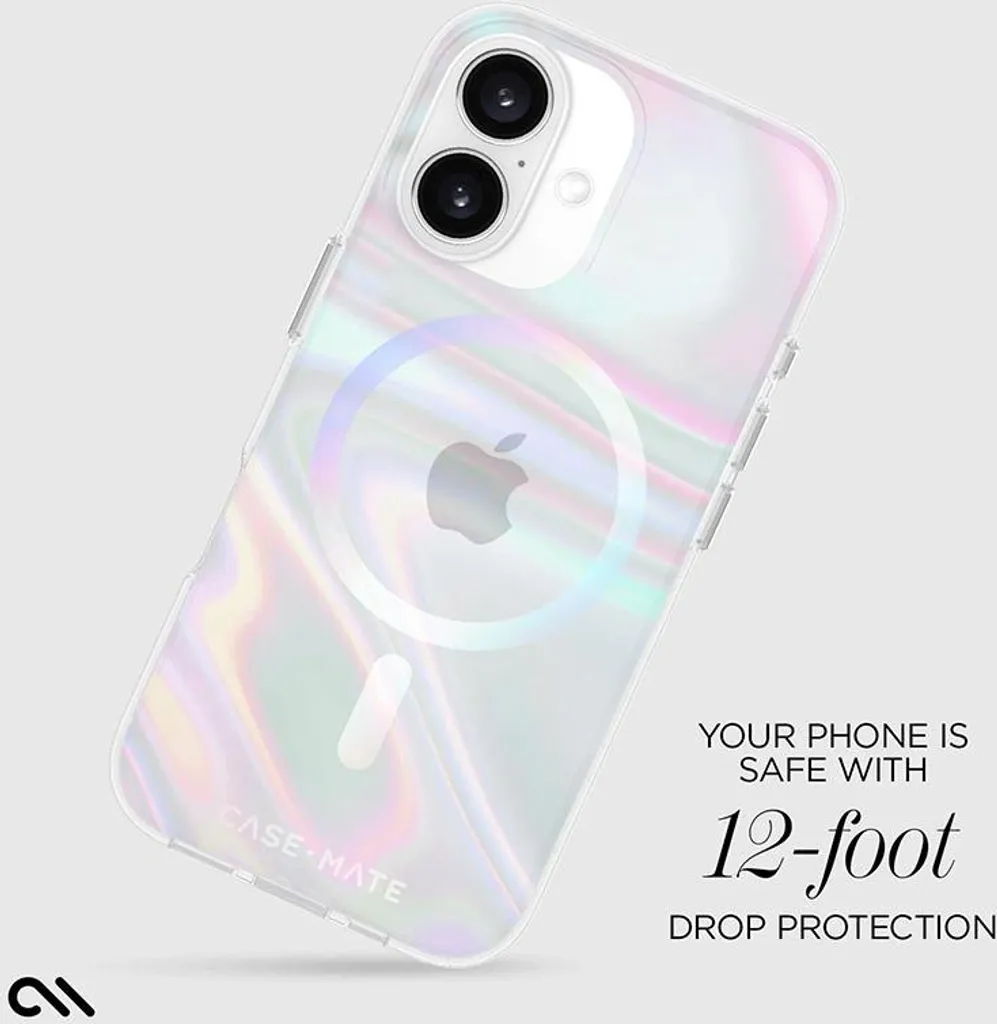 Coque MagSafe Case-Mate Soap Bubble Effet Irisé et Résistance aux Chocs - 10