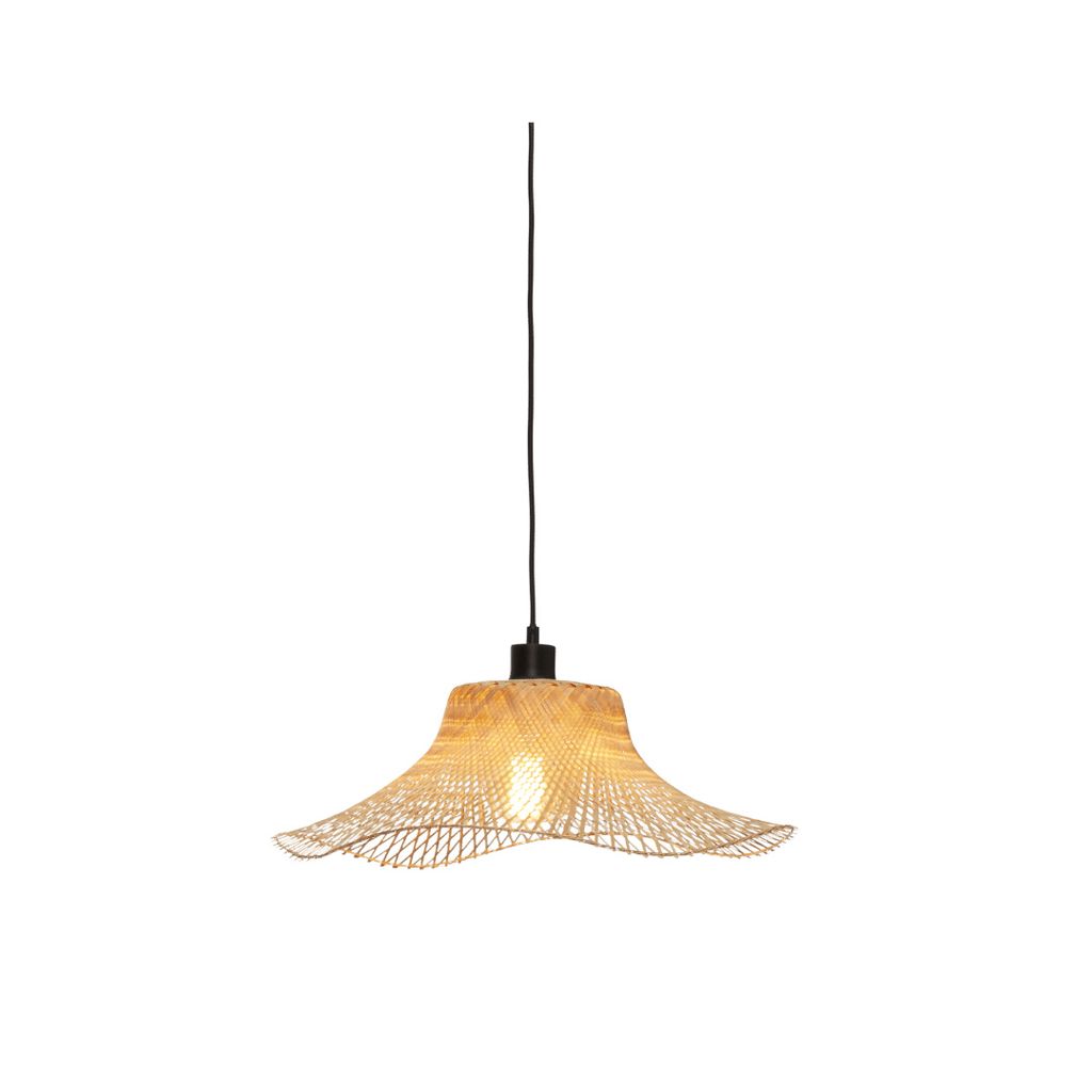 Good&Mojo Ibiza Hängelampe Pendelleuchte Lampe ø 50 Cm Natur
