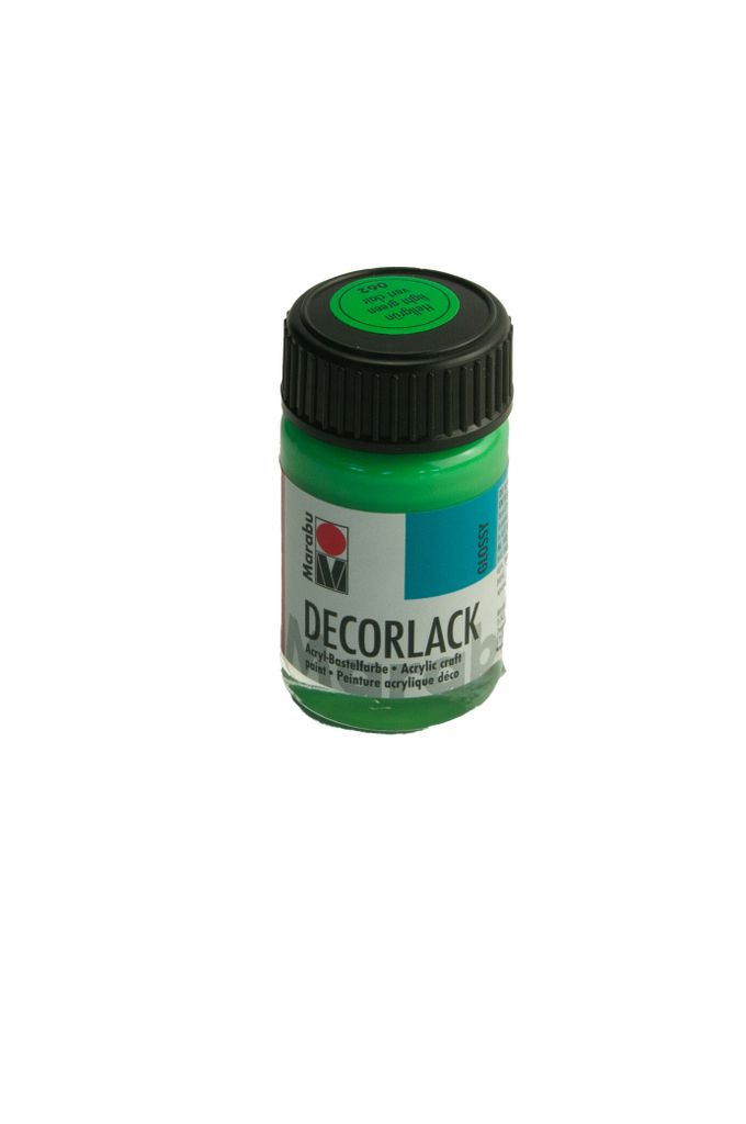 Marabu Decorlack Vernice Acrilica Verde Abete 075, 15 Ml: Lucida, Universale, Resistente - 3