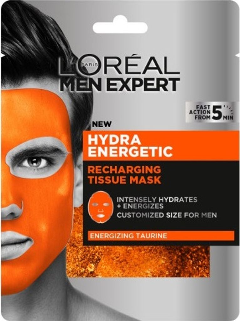 Loreal Uomo, Expert Hydra, Maschera idratante intensiva per Immagine del prodotto 