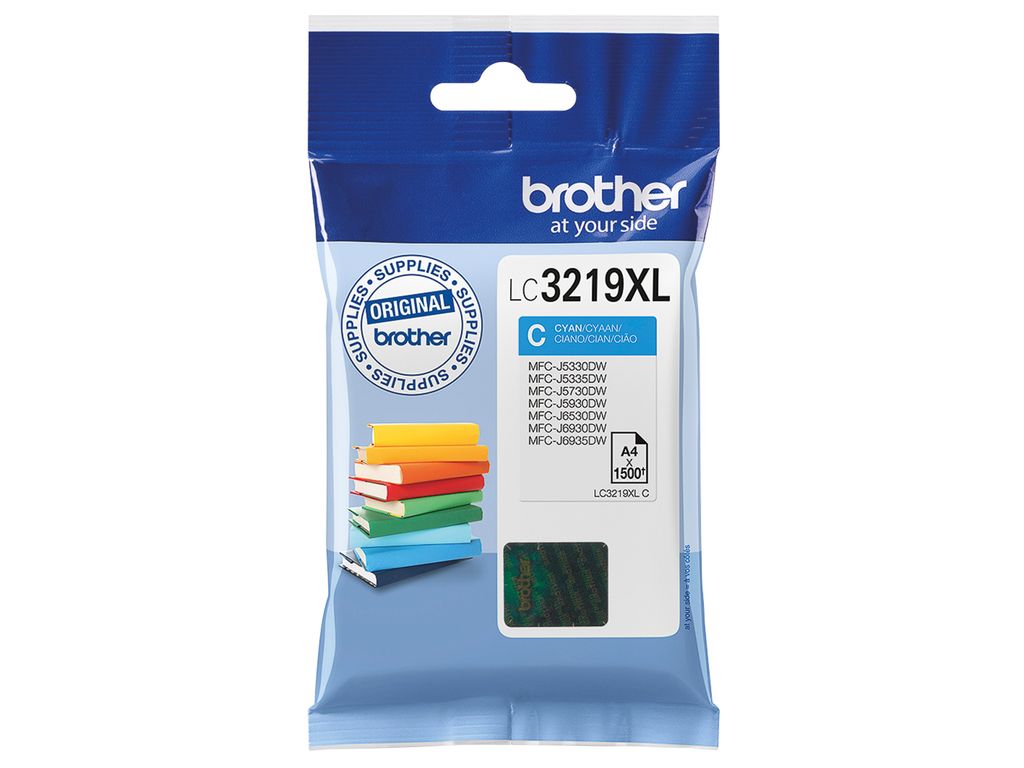 Brother Tinte LC-3219XLC cyan Produktbild 