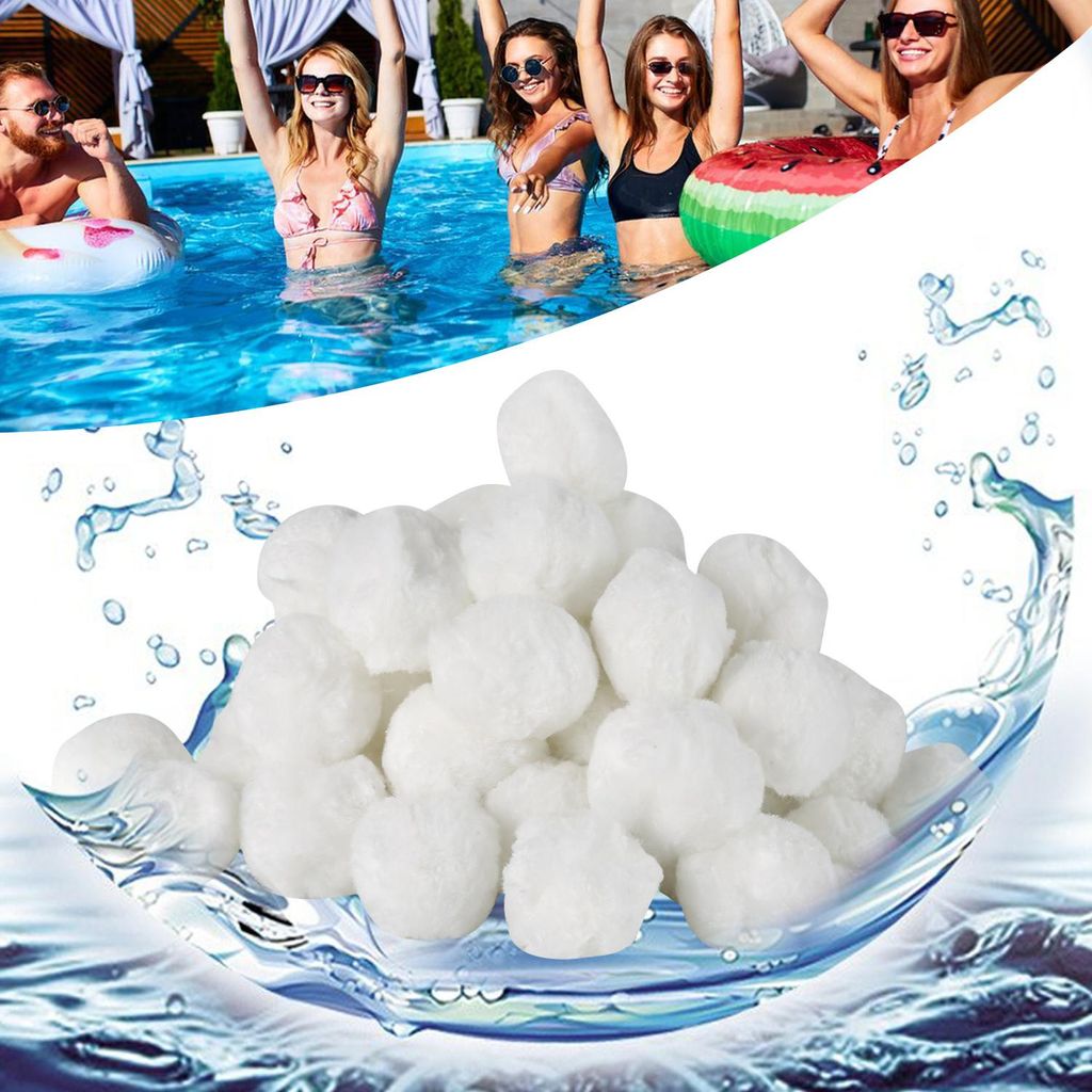 Faziango Filterbälle Weiß 1400g Filtersandersatz für Pool Produktbild 