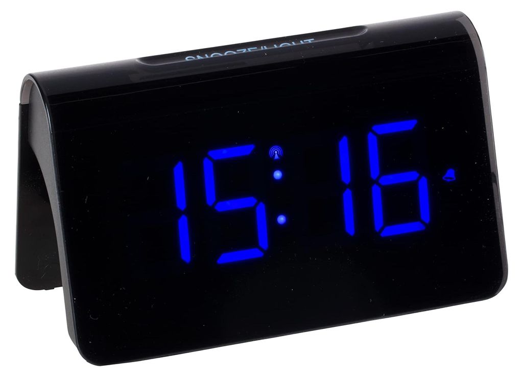 TFA Dostmann 60.2543 Digitaler Funk Wecker ICON LED Produktbild 