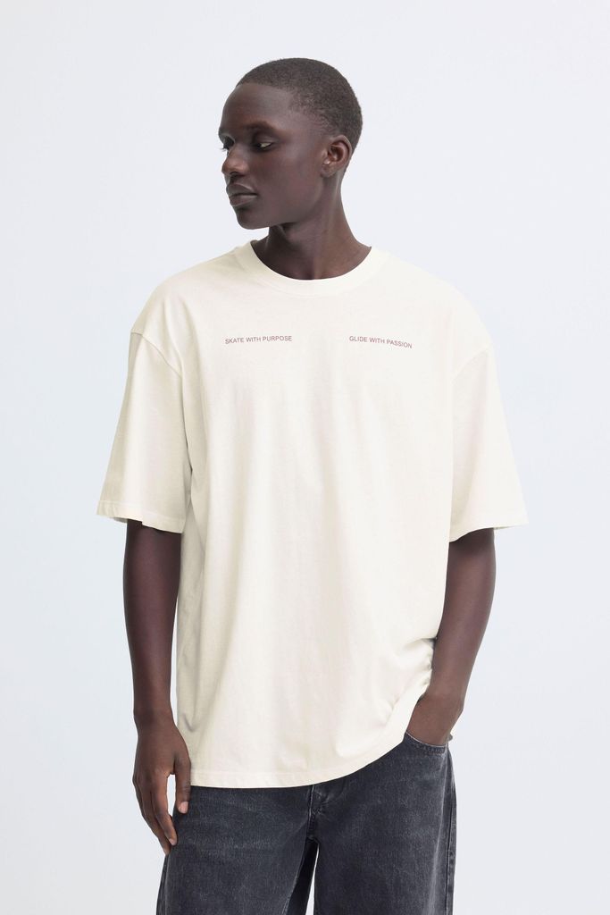 Blend BHKEATON Herren T-Shirt Kurzarm Shirt 100% Baumwolle Relaxed Fit