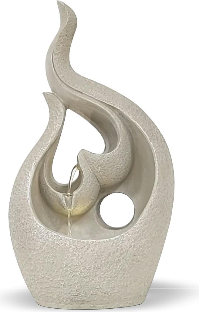 Zimmerbrunnen mit LED-Beleuchtung, Flames, Design- Dekobrunnen für die Wohnung und Büro