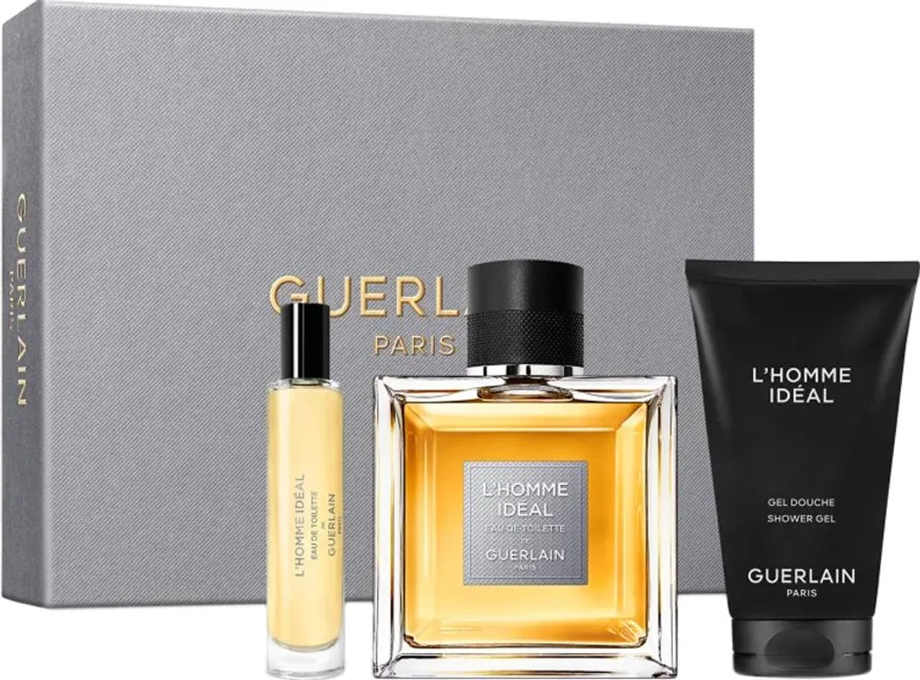 Coffret Guerlain L'Homme Idéal Eau de Toilette 100 ml avec Mini et Gel Douche