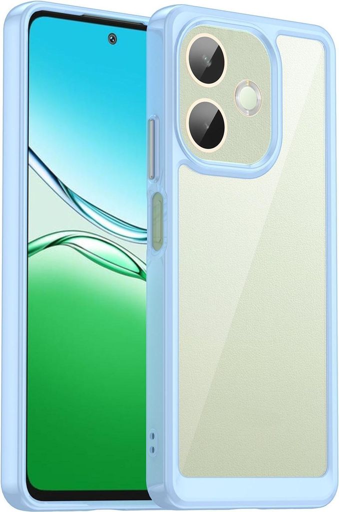 Hülle für Oppo A5 Pro - Phonesta Acrylic Hybrid Back Cover - Blau