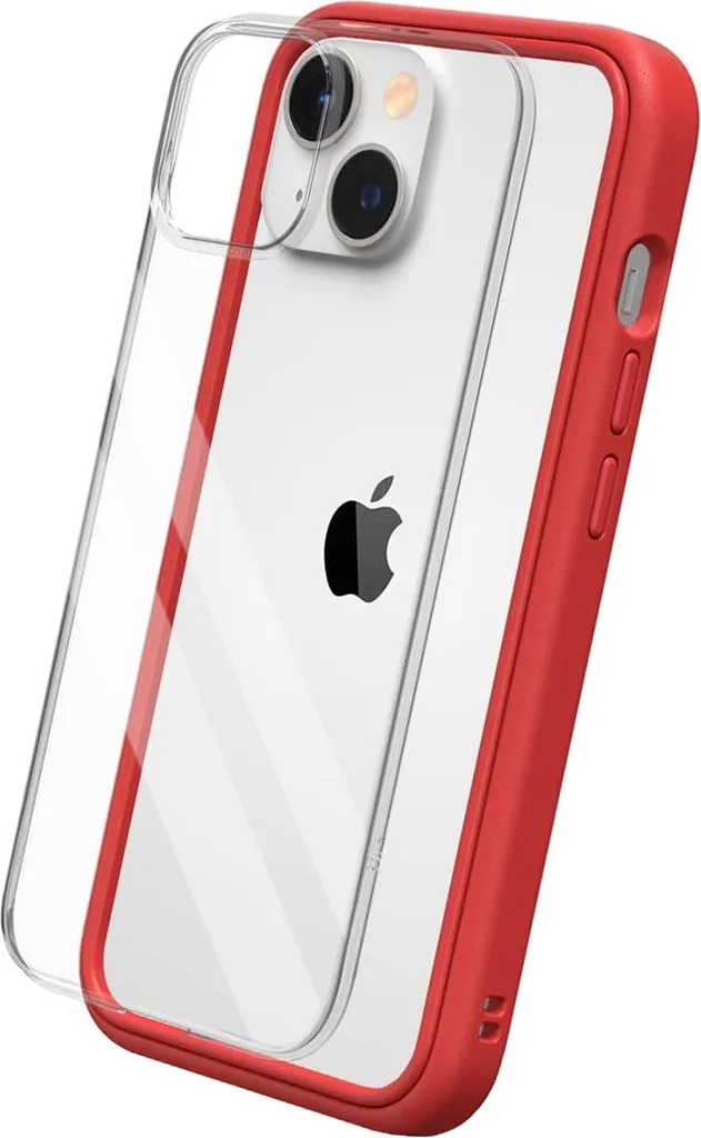 Custodia iPhone 15 Plus Rosso Rhinoshield MOD NX: Protezione Totale