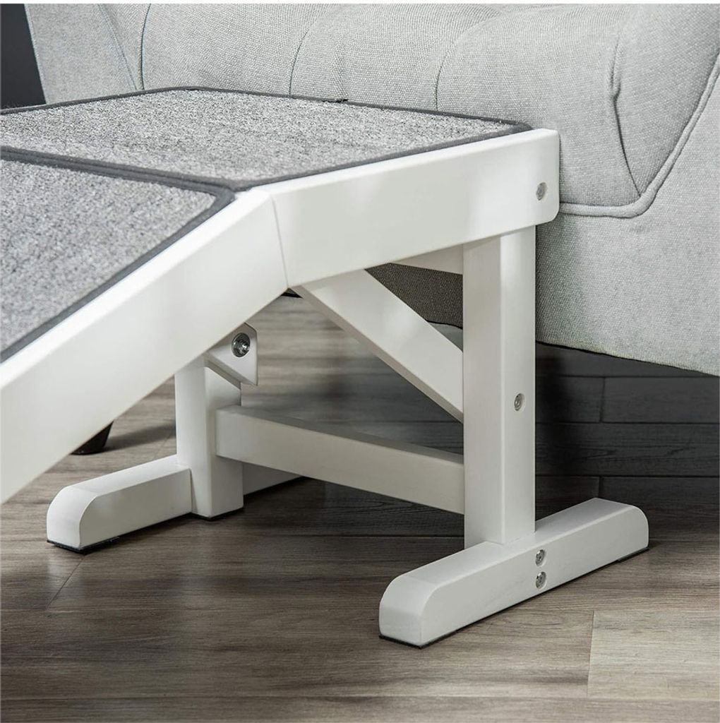 PawHut Haustierrampe mit rutschfestem Teppich Produktbild 12
