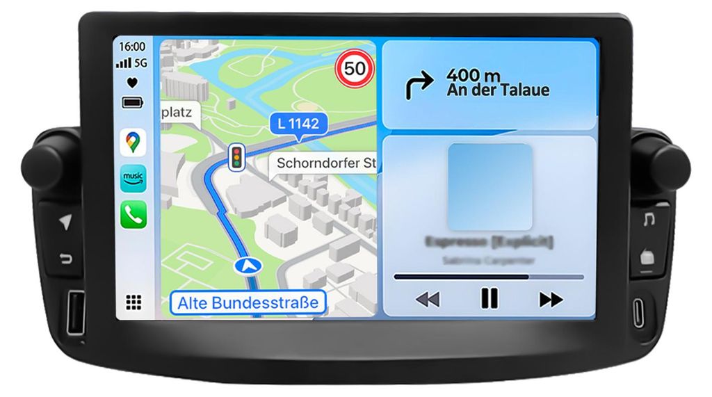Autoradio Android 7 pouces 2+64 Go pour Toyota Aygo Peugeot Image du produit 