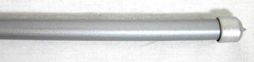 Pinn-Stange Klemmstange Vitrage Chrom matt Ø 7 mm, L 30-40 cm