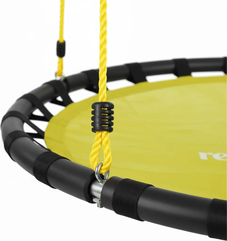 Balançoire Nid Ronde 120cm avec Cordes Réglables - Sécurité et Confort