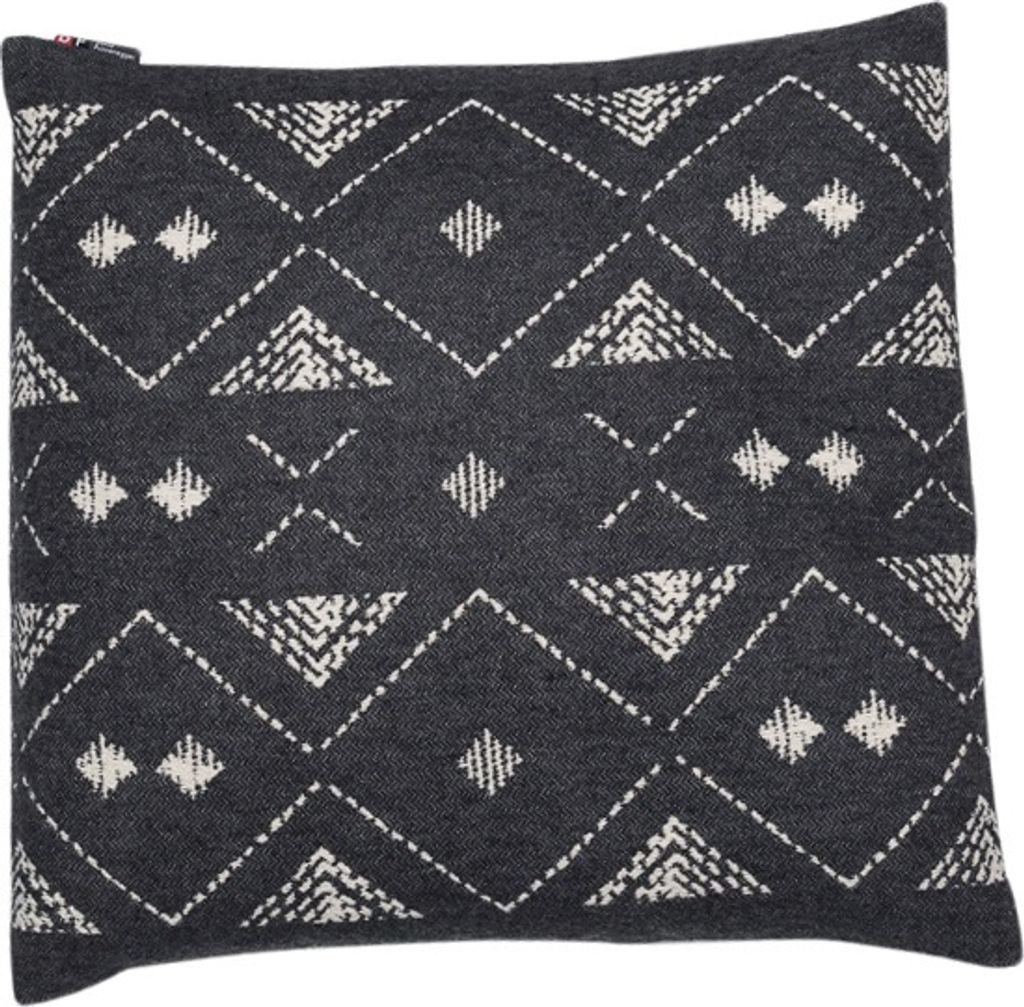 David Fussenegger Kissenhülle Nova 'Boho' 50 x 50 cm Anthrazit