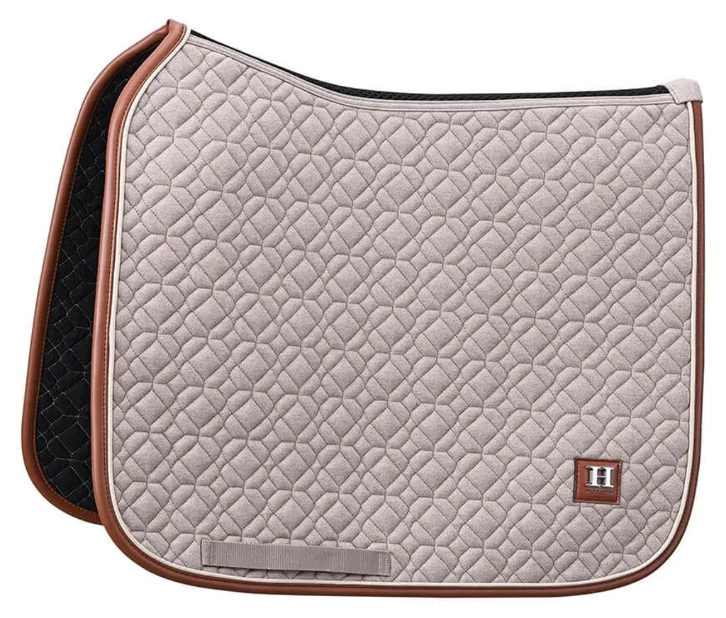 Tapis de Selle Dressage HV Polo HVPLuxi DR Espresso Taille Cheval