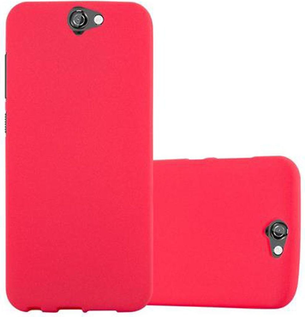 Cadorabo Schutzhülle für HTC ONE A9 Hülle in Rot Handyhülle TPU Etui Cover Case