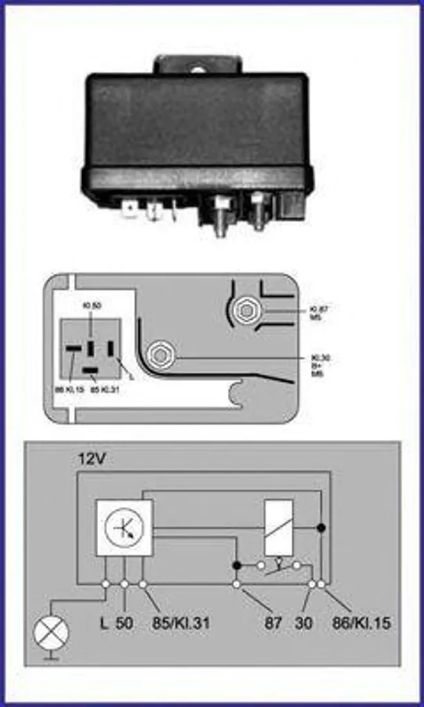 Appareil de Temps de Préchauffage Hitachi 132053 Module de Commande 12V