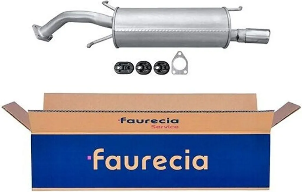 Silencieux d'échappement HELLA 8LD 366 036-851 pour Volvo S40 I et V40