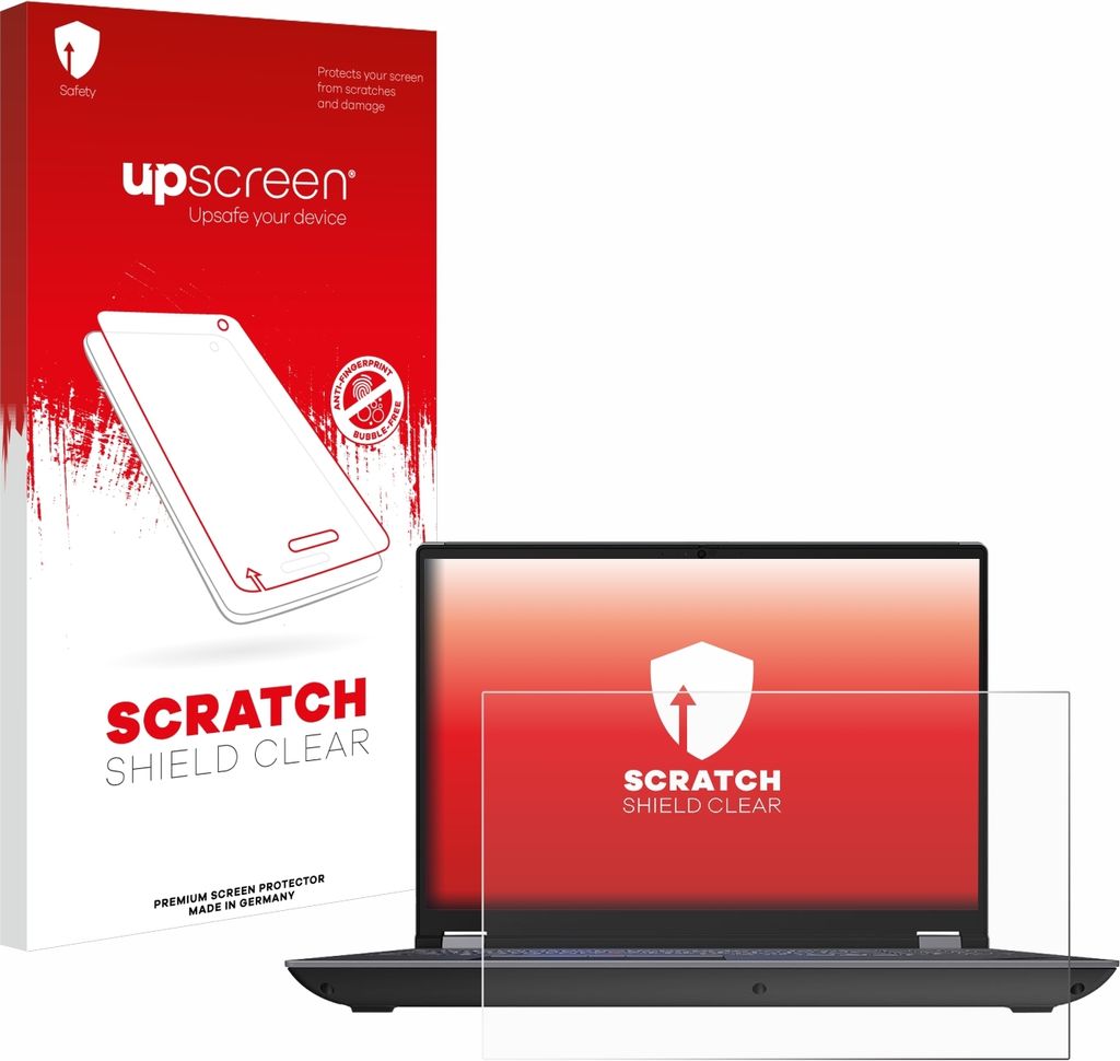 upscreen Schutzfolie für Lenovo ThinkPad P16 Gen 2 Non-Touch Displayschutz Displayschutzfolie Folie Klar Transparent