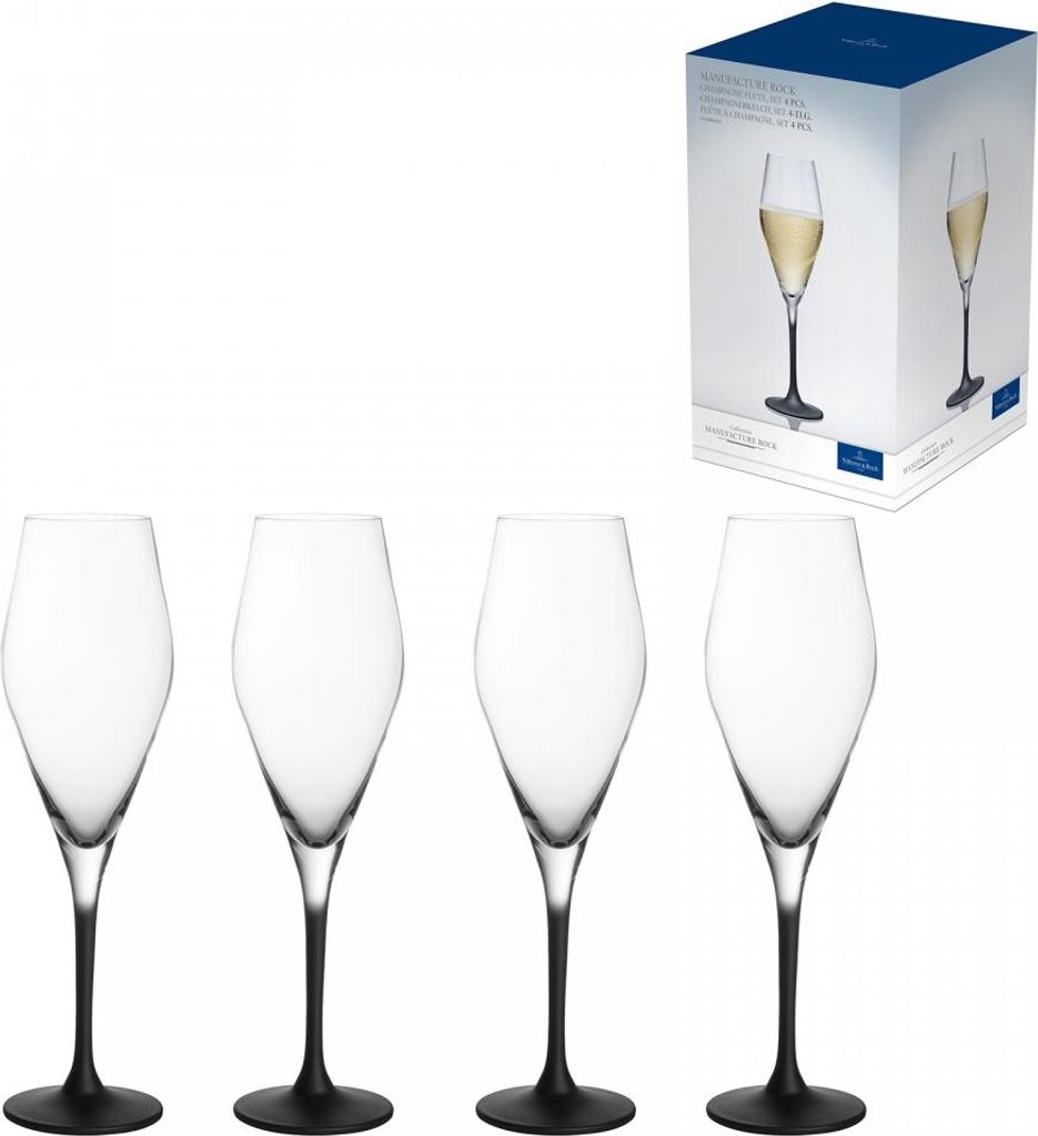 Villeroy & Boch Manufacture Rock Coupe à champagne, set de Image du produit 