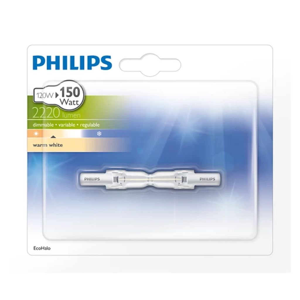 Philips Halogen Halogenstab, 120 W, R7s, 2000 h, 2220 lm, Produktbild 