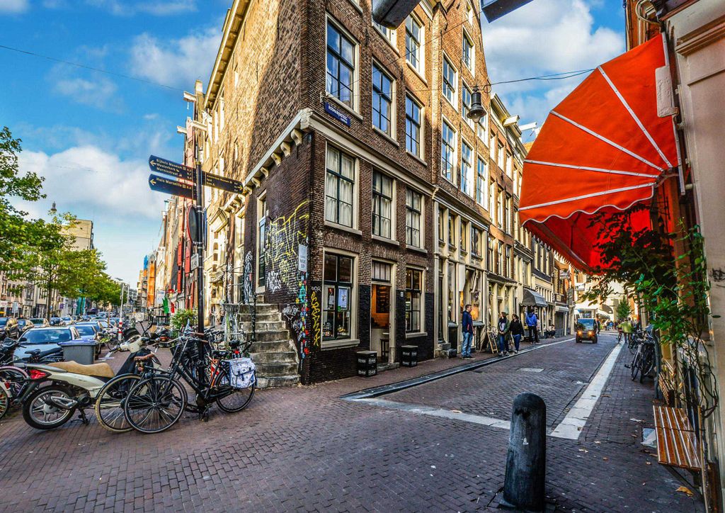 hansepuzzle 22284 - Amsterdam Puzzle, 260 Teile, Orte, 41,0 x 28,0cm mit hochwertiger Aufbewahrung, Kartonbox und wiederverschließbarem Beutel
