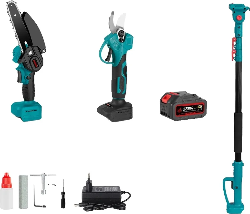 Tronçonneuse télescopique brushless 3500W : fini les échelles instables