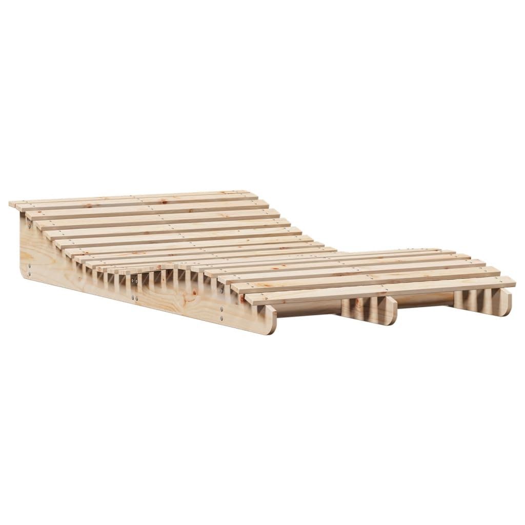 vidaXL Sonnenliege 205x110x31,5 cm Massivholz Kiefer Produktbild 