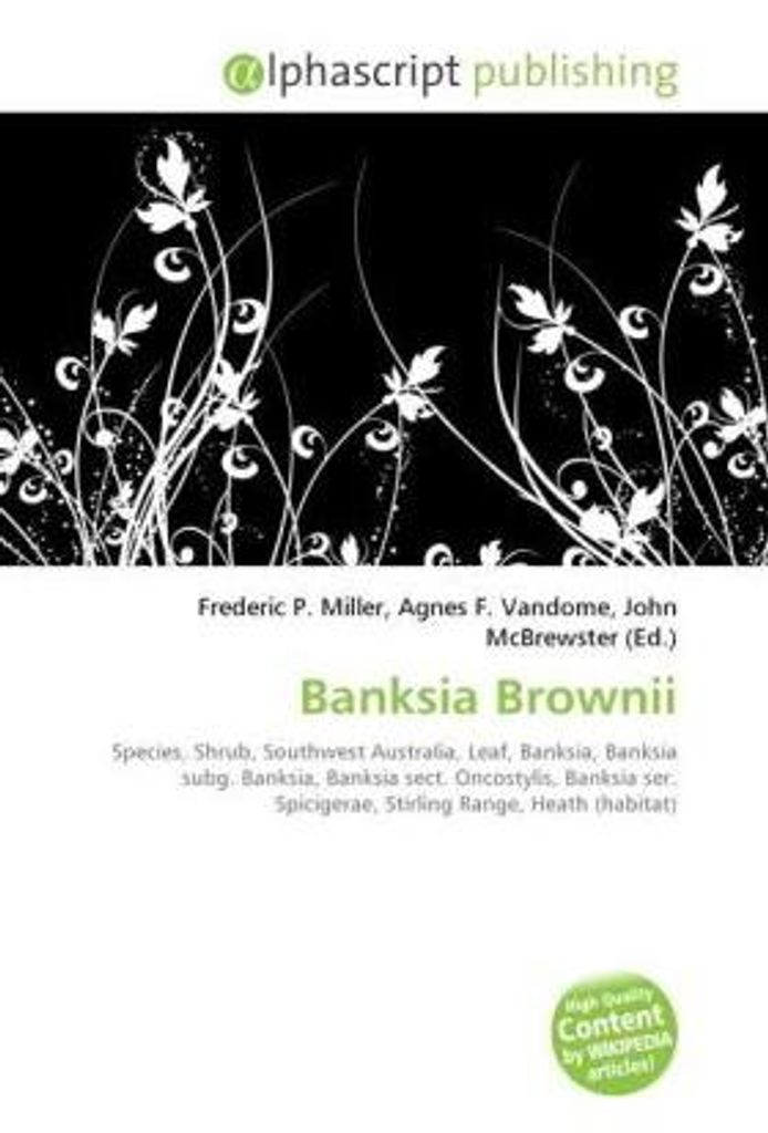 Banksia Brownii