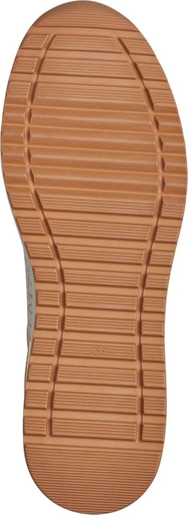 MARCO TOZZI Damen Sneaker mit Reißverschluss und schönem Logo Print 2-23738-44, Größe:36 EU, Farbe:Beige