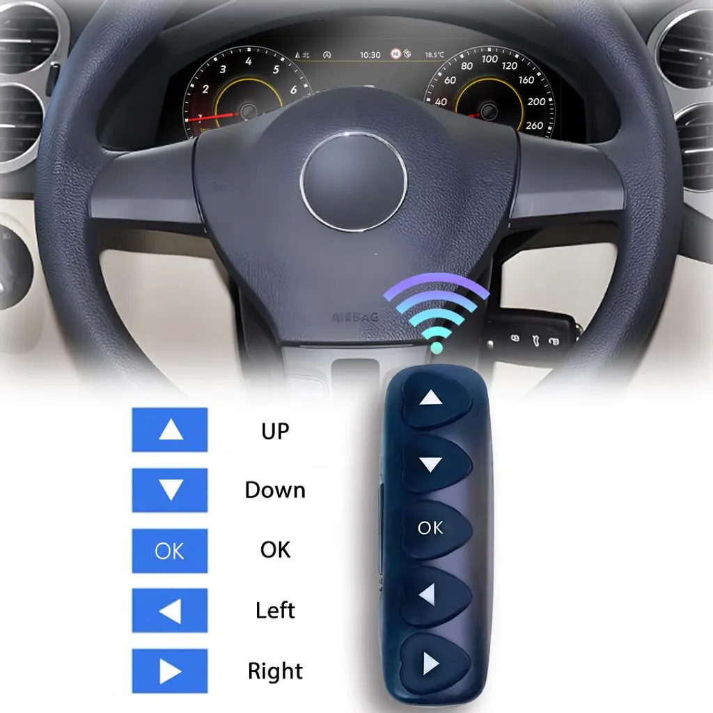 Boutons de volant en ABS durable pour commande multifonction série V1 - 3