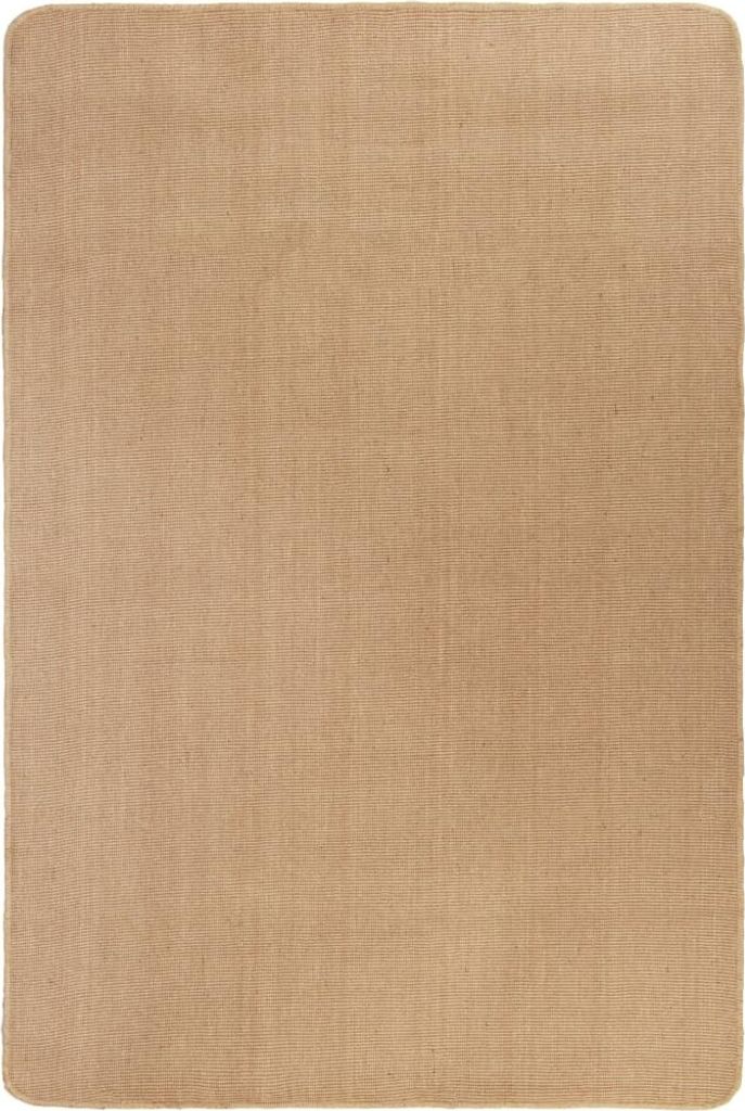 Teppich Jute mit Latexrücken 140x200 cm Natur