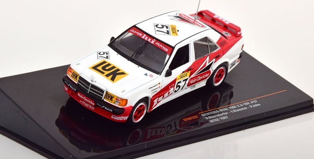 MERCEDES BENZ 190E 2.3-16v #57 Grand Prix WTCC 1987 P.Oberrndorfer / F.Klammer, IXOGTM123, Maßstab1/43, IXOMODELS